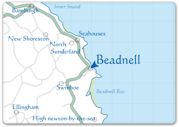 A Map Of Beadnell...